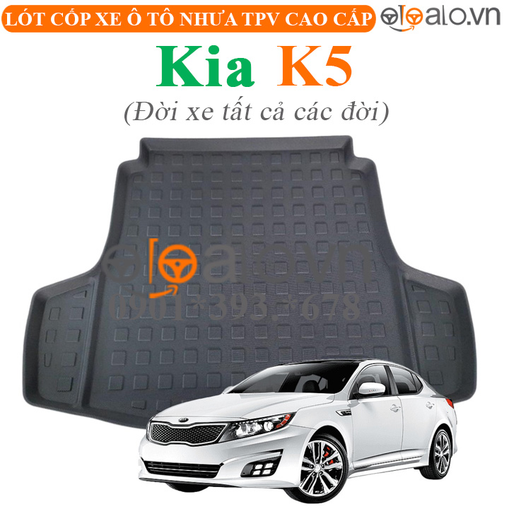 Thảm lót cốp Kia K5 NEW tất cả đời xe nhựa TPV cao cấp - OTOALO Thảm lót cốp Kia K5 NEW tất cả đời xe nhựa TPV cao cấp - OTOALO