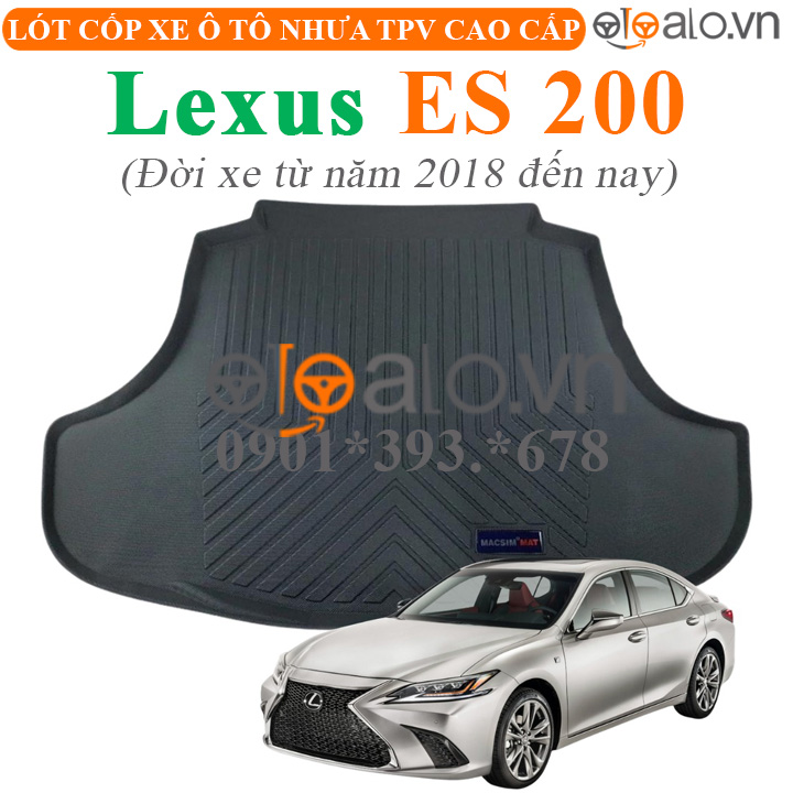 Thảm lót cốp Lexus ES 200 đời xe từ năm 2018 đến hiện tại nhựa TPV cao cấp - OTOALO Thảm lót cốp Lexus ES 200 đời xe từ năm 2018 đến hiện tại nhựa TPV cao cấp - OTOALO