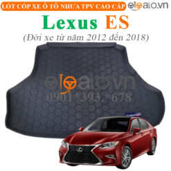 Thảm lót cốp Lexus ES đời xe từ năm 2012 đến 2018 nhựa TPV cao cấp - OTOALO