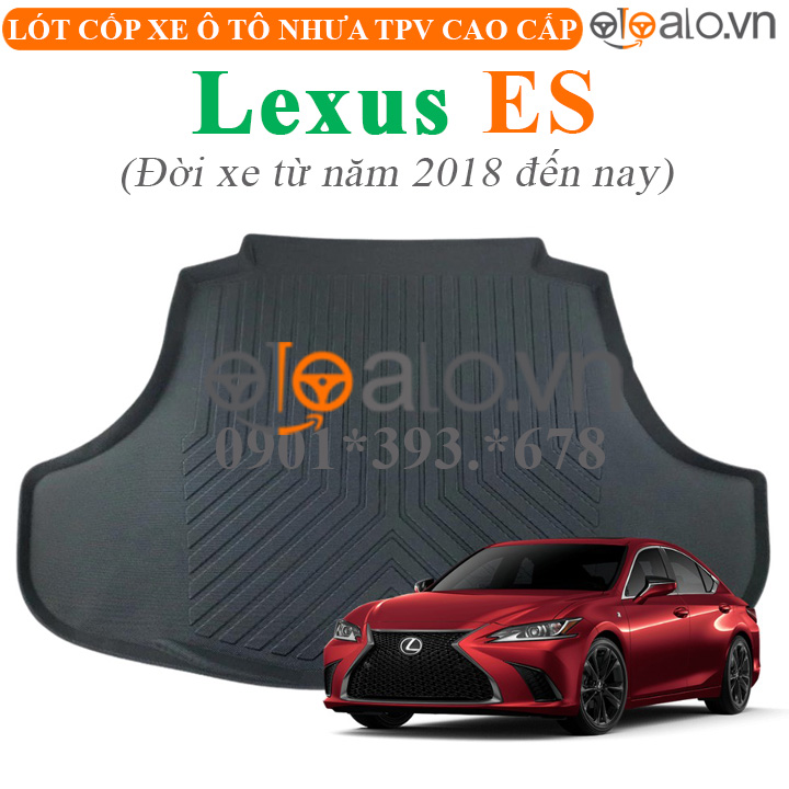 Thảm lót cốp Lexus ES đời xe từ năm 2018 đến hiện tại nhựa TPV cao cấp - OTOALO Thảm lót cốp Lexus ES đời xe từ năm 2018 đến hiện tại nhựa TPV cao cấp - OTOALO