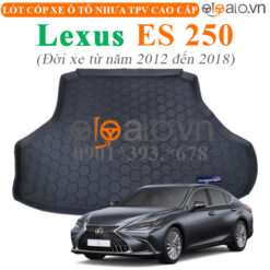 Thảm lót cốp Lexus ES 250 đời xe từ năm 2012 đến 2018 nhựa TPV cao cấp - OTOALO