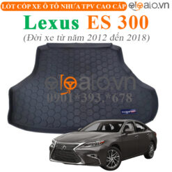 Thảm lót cốp Lexus ES 300 đời xe từ năm 2012 đến 2018 nhựa TPV cao cấp - OTOALO