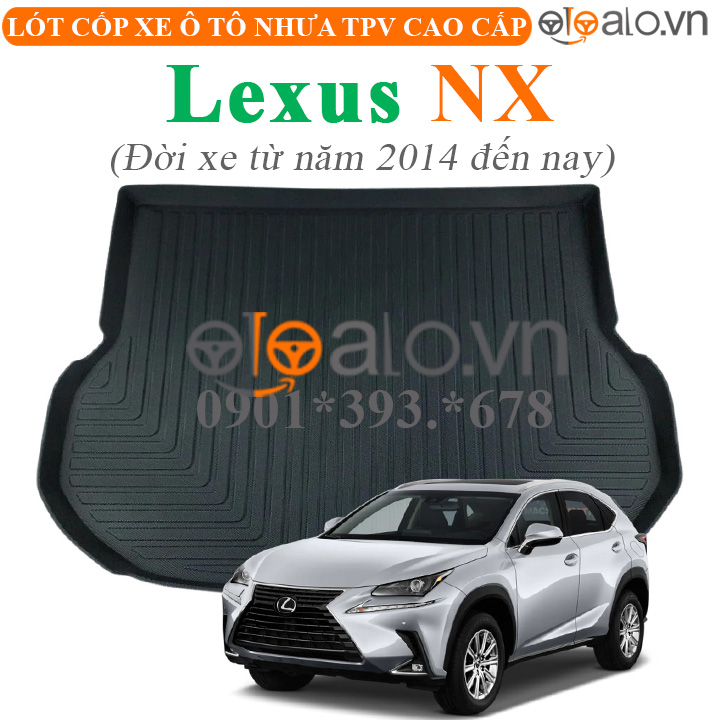 Thảm lót cốp Lexus NX 300 đời xe từ năm 2014 đến hiện tại nhựa TPV cao cấp - OTOALO Thảm lót cốp Lexus NX 300 đời xe từ năm 2014 đến hiện tại nhựa TPV cao cấp - OTOALO