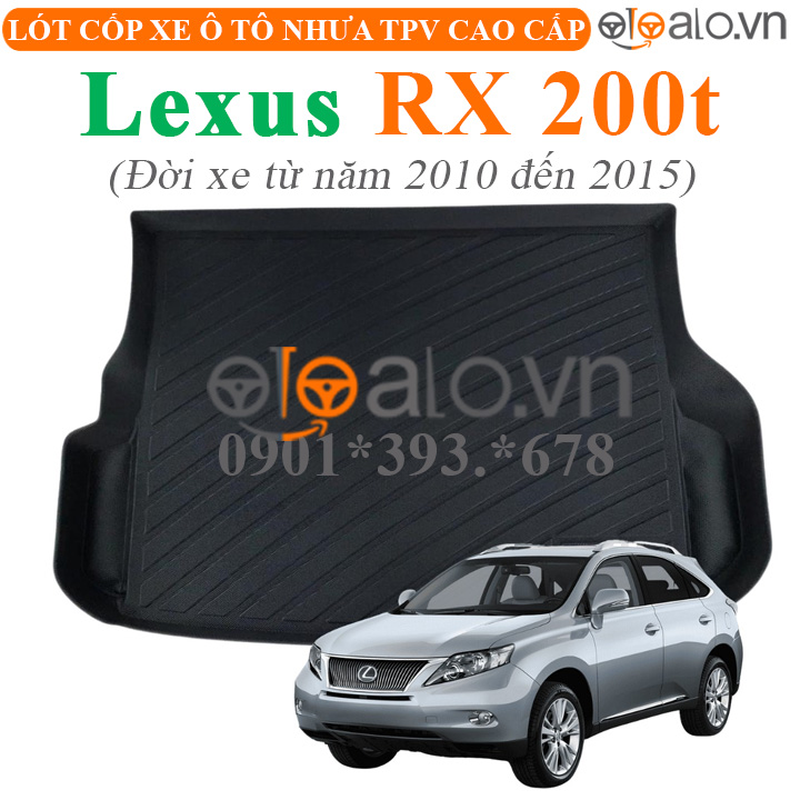Thảm lót cốp Lexus RX 200t đời xe từ năm 2010 đến 2015 nhựa TPV cao cấp - OTOALO Thảm lót cốp Lexus RX 200t đời xe từ năm 2010 đến 2015 nhựa TPV cao cấp - OTOALO