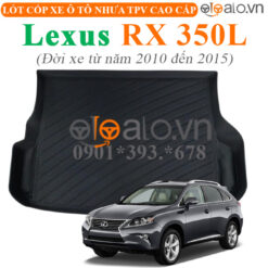 Thảm lót cốp Lexus RX 350L đời xe từ năm 2010 đến 2015 nhựa TPV cao cấp - OTOALO