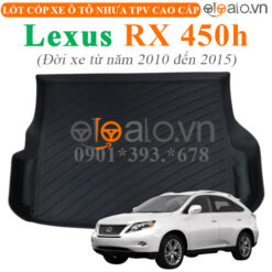 Thảm lót cốp Lexus RX 450h đời xe từ năm 2010 đến 2015 nhựa TPV cao cấp - OTOALO