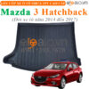 Thảm lót cốp Mazda 3 Hatchback đời xe từ năm 2014 đến 2017 nhựa TPV cao cấp - OTOALO