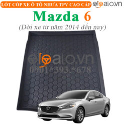 Thảm lót cốp Mazda 6 đời xe từ năm 2014 đến hiện tại nhựa TPV cao cấp - OTOALO