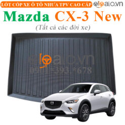 Thảm lót cốp Mazda CX3 NEW tất cả đời xe nhựa TPV cao cấp - OTOALO