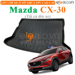 Thảm lót cốp Mazda CX30 tất cả đời xe nhựa TPV cao cấp - OTOALO