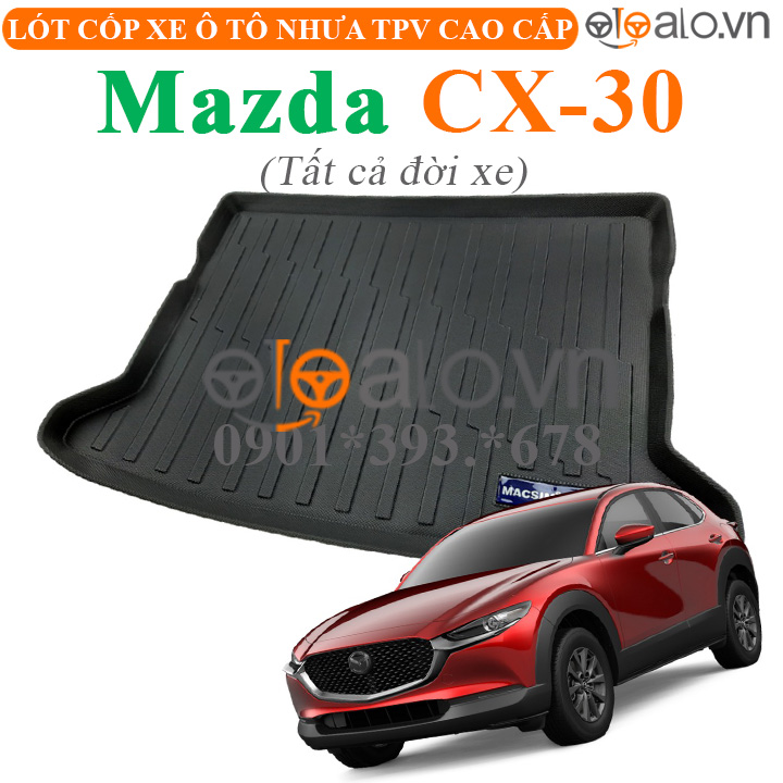 Thảm lót cốp Mazda CX30 tất cả đời xe nhựa TPV cao cấp - OTOALO Thảm lót cốp Mazda CX30 tất cả đời xe nhựa TPV cao cấp - OTOALO