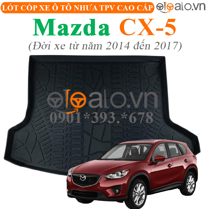 Thảm lót cốp Mazda CX5 đời xe từ năm 2014 đến 2017 nhựa TPV cao cấp - OTOALO Thảm lót cốp Mazda CX5 đời xe từ năm 2014 đến 2017 nhựa TPV cao cấp - OTOALO