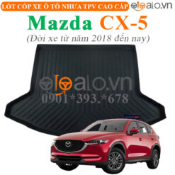 Thảm lót cốp Mazda CX5 đời xe từ năm 2017 đến hiện tại nhựa TPV cao cấp - OTOALO