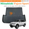 Thảm lót cốp Mitsubishi Pajero đời xe từ năm 2011 đến 2016 nhựa TPV cao cấp - OTOALO