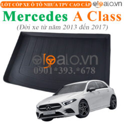 Thảm lót cốp Mercedes A Class đời xe từ năm 2013 đến 2017 nhựa TPV cao cấp - OTOALO