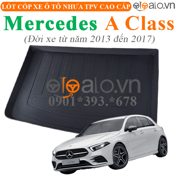 Thảm lót cốp Mercedes A Class đời xe từ năm 2013 đến 2017 nhựa TPV cao cấp - OTOALO Thảm lót cốp Mercedes A Class đời xe từ năm 2013 đến 2017 nhựa TPV cao cấp - OTOALO
