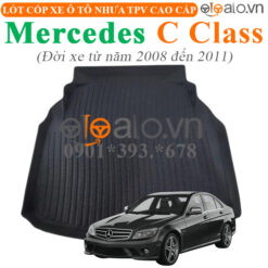 Thảm lót cốp Mercedes C Class đời xe từ năm 2008 đến 2011 nhựa TPV cao cấp - OTOALO