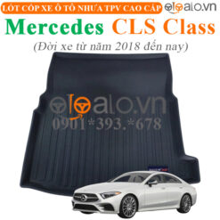 Thảm lót cốp Mercedes CLS Class đời xe từ năm 2018 đến hiện tại nhựa TPV cao cấp - OTOALO