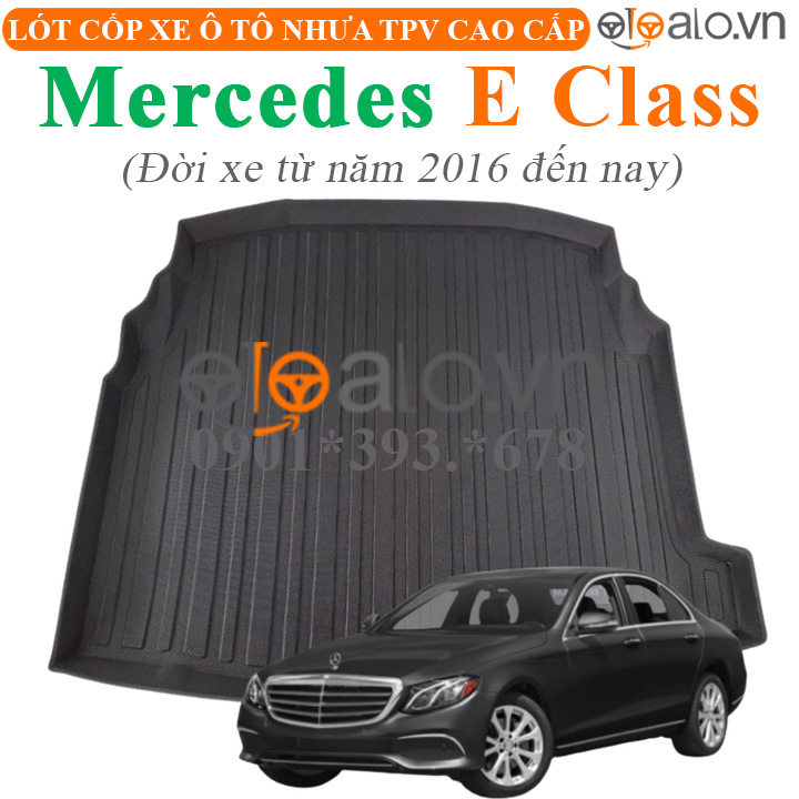 Thảm lót cốp Mercedes E Class đời xe từ năm 2015 đến hiện tại nhựa TPV cao cấp - OTOALO Thảm lót cốp Mercedes E Class đời xe từ năm 2015 đến hiện tại nhựa TPV cao cấp - OTOALO