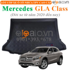 Thảm lót cốp Mercedes GLA Class đời xe năm 2020 nhựa TPV cao cấp - OTOALO