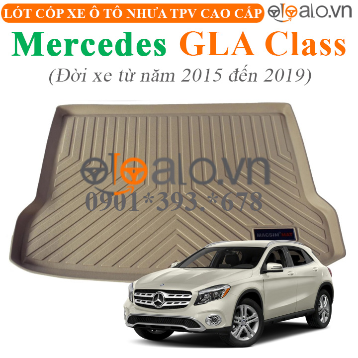 Thảm lót cốp Mercedes GLA Class đời xe từ năm 2015 đến 2019 nhựa TPV cao cấp - OTOALO Thảm lót cốp Mercedes GLA Class đời xe từ năm 2015 đến 2019 nhựa TPV cao cấp - OTOALO
