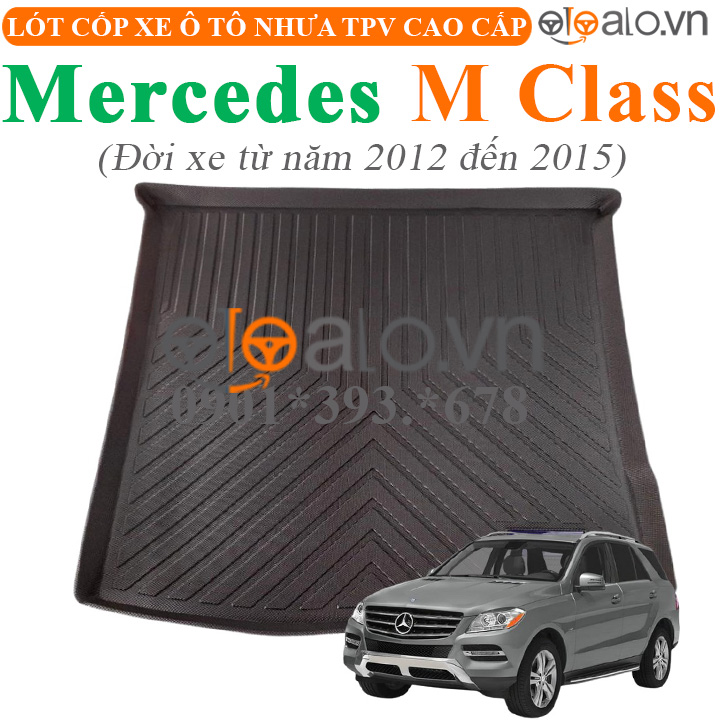 Thảm lót cốp Mercedes M Class đời xe từ năm 2012 đến 2015 nhựa TPV cao cấp - OTOALO Thảm lót cốp Mercedes M Class đời xe từ năm 2012 đến 2015 nhựa TPV cao cấp - OTOALO