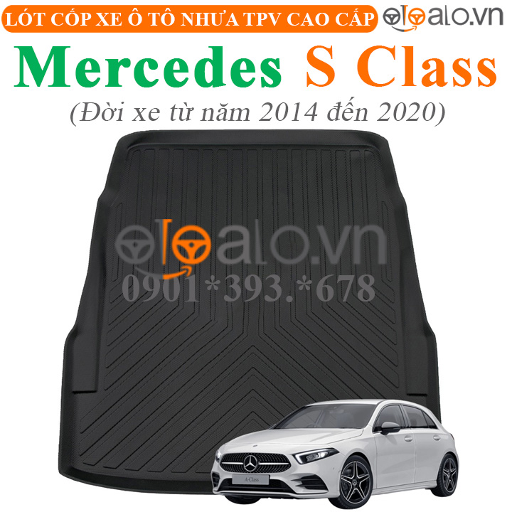 Thảm lót cốp Mercedes S Class đời xe từ năm 2014 đến 2020 nhựa TPV cao cấp - OTOALO Thảm lót cốp Mercedes S Class đời xe từ năm 2014 đến 2020 nhựa TPV cao cấp - OTOALO
