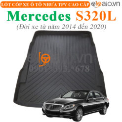 Thảm lót cốp Mercedes S320L đời xe từ năm 2014 đến 2020 nhựa TPV cao cấp - OTOALO