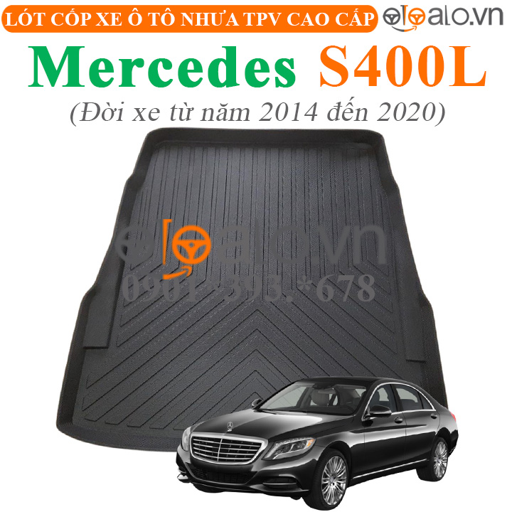 Thảm lót cốp Mercedes S400L đời xe từ năm 2014 đến 2020 nhựa TPV cao cấp - OTOALO Thảm lót cốp Mercedes S400L đời xe từ năm 2014 đến 2020 nhựa TPV cao cấp - OTOALO