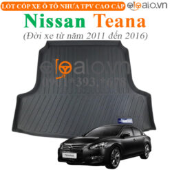 Thảm lót cốp Nissan Teana đời xe từ năm 2011 đến 2016 nhựa TPV cao cấp - OTOALO