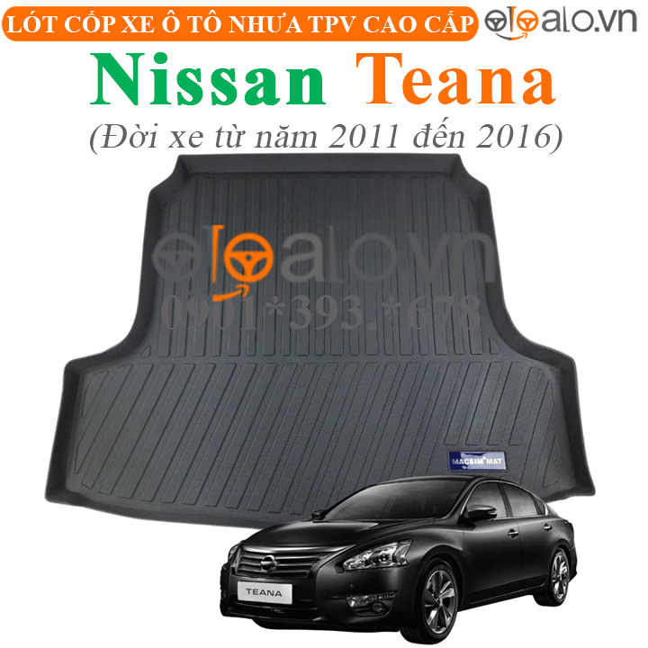 Thảm lót cốp Nissan Teana đời xe từ năm 2011 đến 2016 nhựa TPV cao cấp - OTOALO Thảm lót cốp Nissan Teana đời xe từ năm 2011 đến 2016 nhựa TPV cao cấp - OTOALO