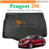 Thảm lót cốp Peugeot 208 đời xe từ năm 2014 đến hiện tại nhựa TPV cao cấp - OTOALO