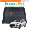Thảm lót cốp Peugeot 3008 đời xe từ năm 2013 đến 2015 nhựa TPV cao cấp - OTOALO