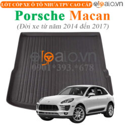 Thảm lót cốp Porsche Macan đời xe từ năm 2014 đến 2017 nhựa TPV cao cấp - OTOALO