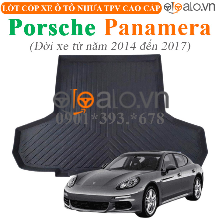 Thảm lót cốp Porsche Panamera đời xe từ năm 2014 đến 2017 nhựa TPV cao cấp - OTOALO Thảm lót cốp Porsche Panamera đời xe từ năm 2014 đến 2017 nhựa TPV cao cấp - OTOALO