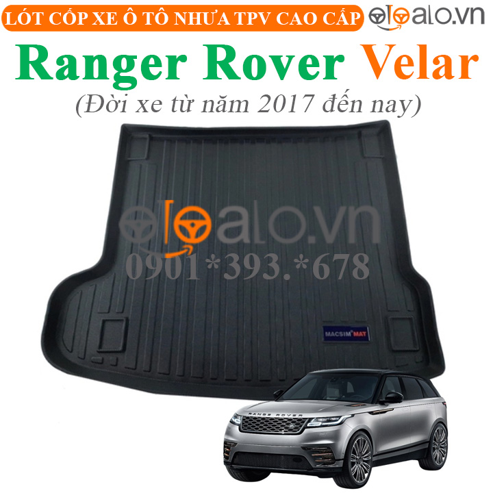 Thảm lót cốp Range Rover Velar đời xe từ năm 2017 đến hiện tại nhựa TPV cao cấp - OTOALO Thảm lót cốp Range Rover Velar đời xe từ năm 2017 đến hiện tại nhựa TPV cao cấp - OTOALO