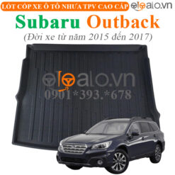 Thảm lót cốp Subaru Outback đời xe từ năm 2015 đến 2017 nhựa TPV cao cấp - OTOALO