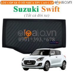 Thảm lót cốp Suzuki SWIFT tất cả đời xe nhựa TPV cao cấp - OTOALO