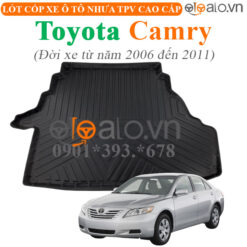 Thảm lót cốp Toyota Camry đời xe từ năm 2006 đến 2011 nhựa TPV cao cấp - OTOALO