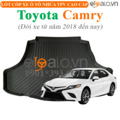 Thảm lót cốp Toyota Camry đời xe từ năm 2018 đến hiện tại nhựa TPV cao cấp - OTOALO