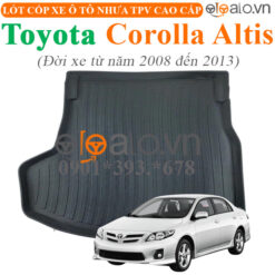 Thảm lót cốp Toyota Corolla Altis đời xe từ năm 2008 đến 2013 nhựa TPV cao cấp - OTOALO