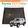 Thảm lót cốp Toyota Fj Cruiser đời xe từ năm 2007 đến 2013 nhựa TPV cao cấp - OTOALO