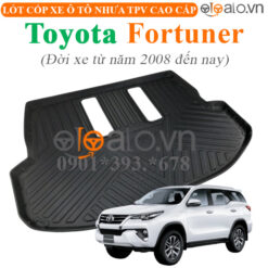 Thảm lót cốp Toyota Fortuner đời xe từ năm 2008 đến hiện tại nhựa TPV cao cấp - OTOALO