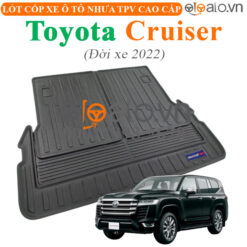 Thảm lót cốp Toyota Land Cruiser đời xe năm 2022 nhựa TPV cao cấp - OTOALO