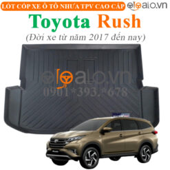 Thảm lót cốp Toyota Rush đời xe từ năm 2017 đến hiện tại nhựa TPV cao cấp - OTOALO