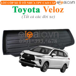 Thảm lót cốp Toyota Veloz tất cả đời xe nhựa TPV cao cấp - OTOALO
