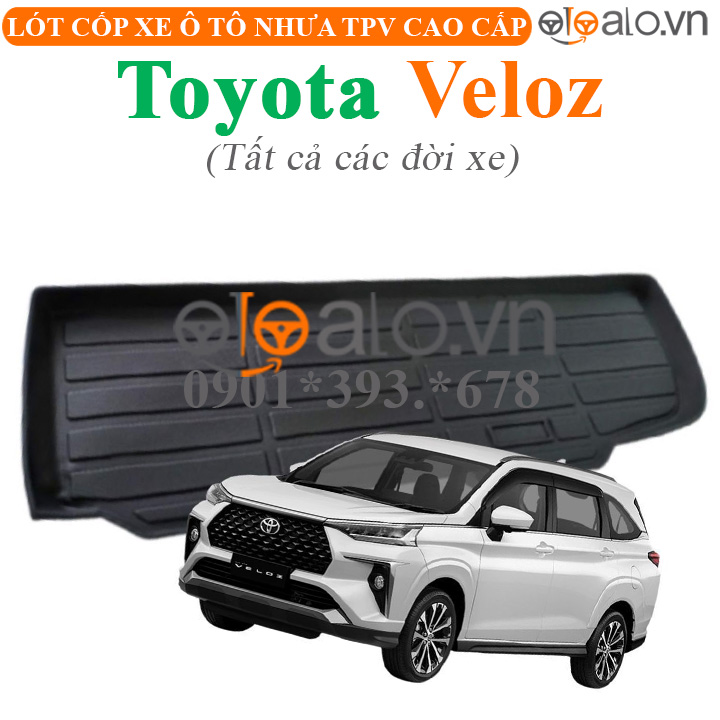Thảm lót cốp Toyota Veloz tất cả đời xe nhựa TPV cao cấp - OTOALO Thảm lót cốp Toyota Veloz tất cả đời xe nhựa TPV cao cấp - OTOALO