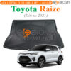 Thảm lót cốp Toyota Raize đời xe năm 2021 nhựa TPV cao cấp - OTOALO