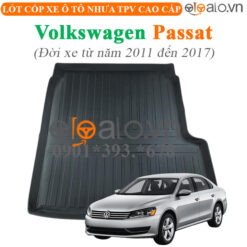 Thảm lót cốp Volkwagen Passat đời xe từ năm 2011 đến 2017 nhựa TPV cao cấp - OTOALO