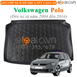 Thảm lót cốp Volkwagen Polo đời xe từ năm 2004 đến 2016 nhựa TPV cao cấp - OTOALO